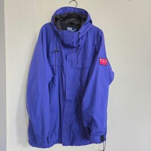 Vtg Polo Ralph Lauren Parka Size L Hi-Tech Jacket w/Ultrex Royal Blue *read*